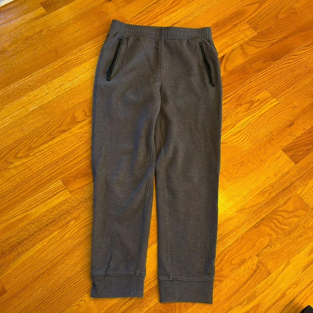 Dynamic Fleece Tapered Sweatpants- Dark Gray, Size L (10/12)